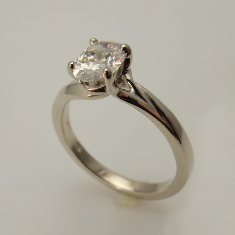 Custom Diamond Solitaire Ring