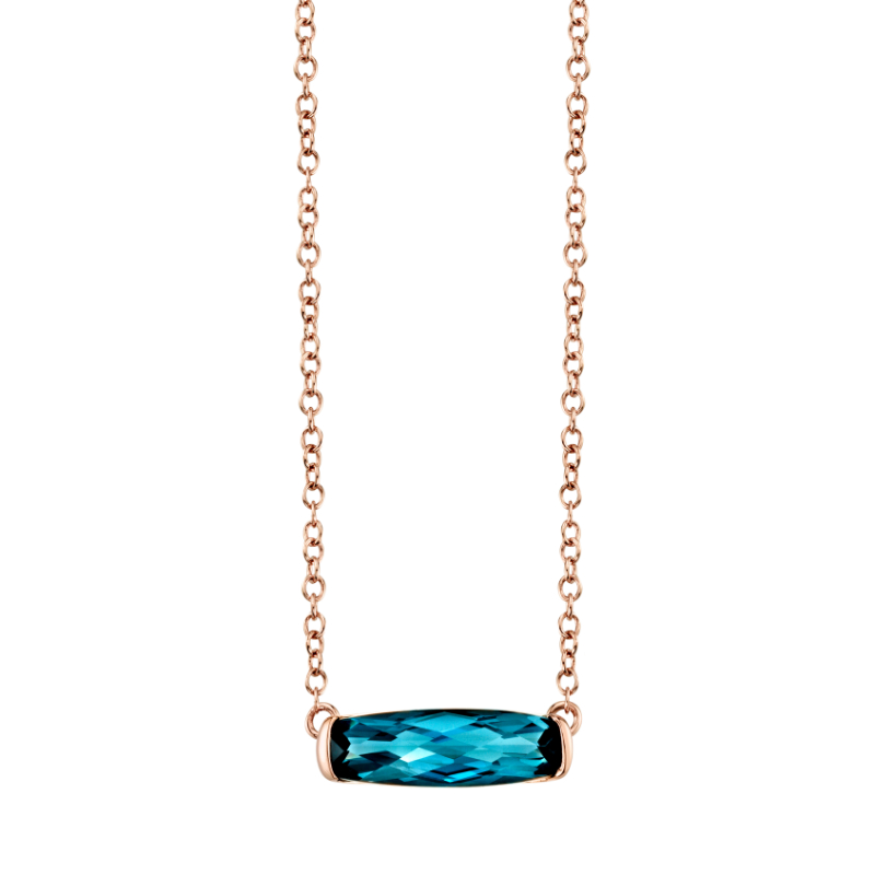 London Blue Topaz Necklace