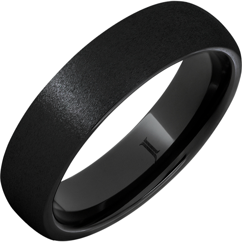 Black Diamond Ceramic - Ring with Stone Finish