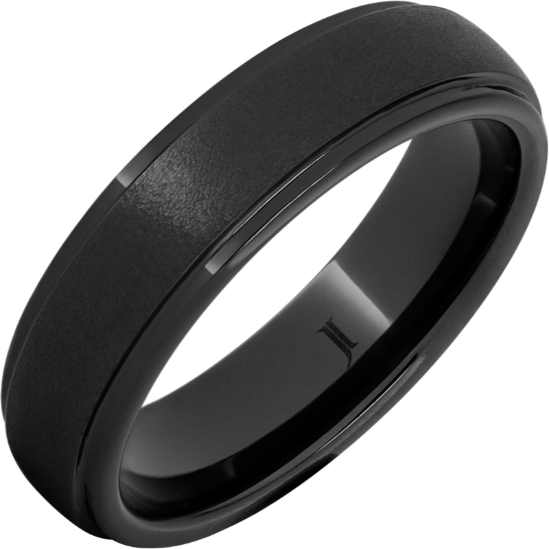 Black Diamond Ceramic - Ring With Stone Finish