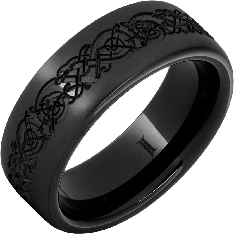 The Norseman - Black Diamond Ceramic - Ring