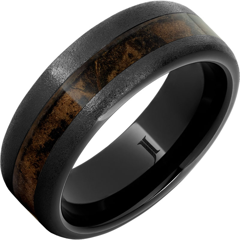 Panatela - Black Diamond Ceramic™ Maduro Cigar Inlay Ring