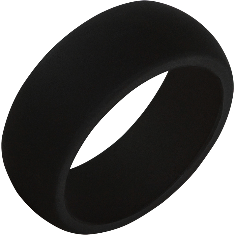 TruBand - Silicone Classic Black Ring