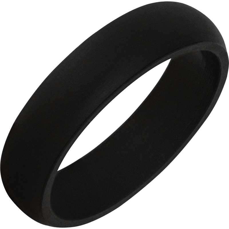 TruBand - Silicone Classic Black Ring