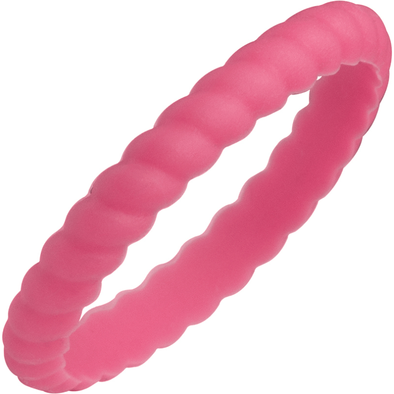 TruBand - Silicone Spiral Pink Ring