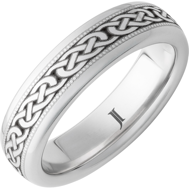 Serinium?Ring with Celtic Knot Pattern