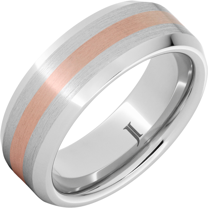 Endeavor - Serinium?14K Rose Gold Inlay Ring