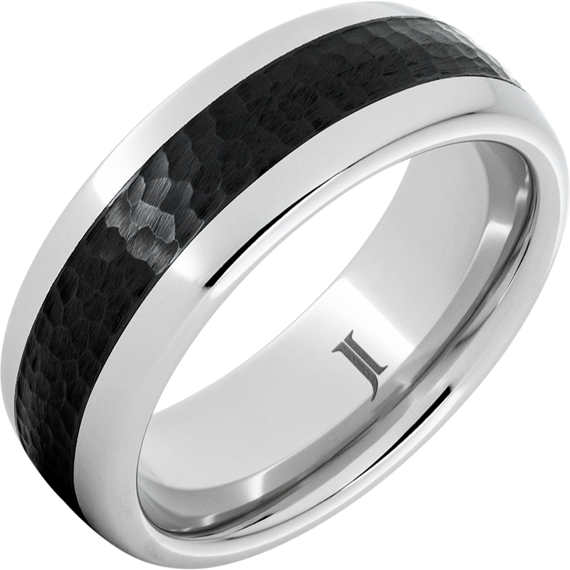 Cobblestone - Serinium?and Black Ceramic Ring