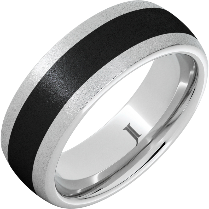 Counterpoint - Serinium?Black Ceramic Ring