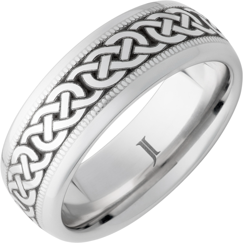 Serinium?Ring with Celtic Knot Pattern