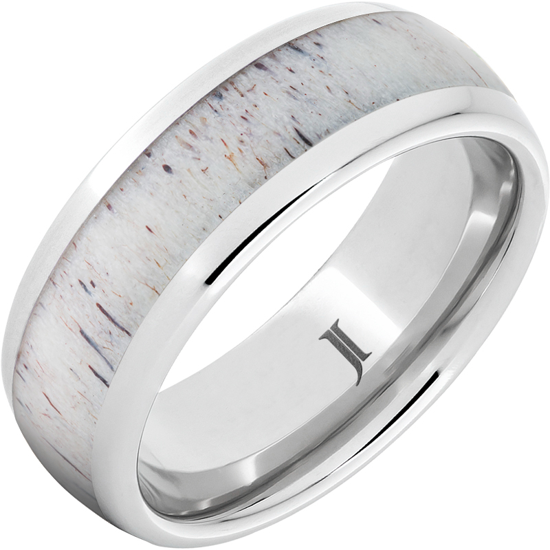 Whitetail - Serinium?Antler Inlay Ring