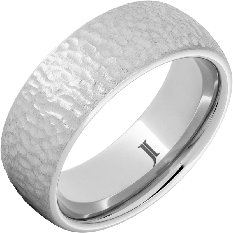 Sernium?Dome Ring with Hammer Finish