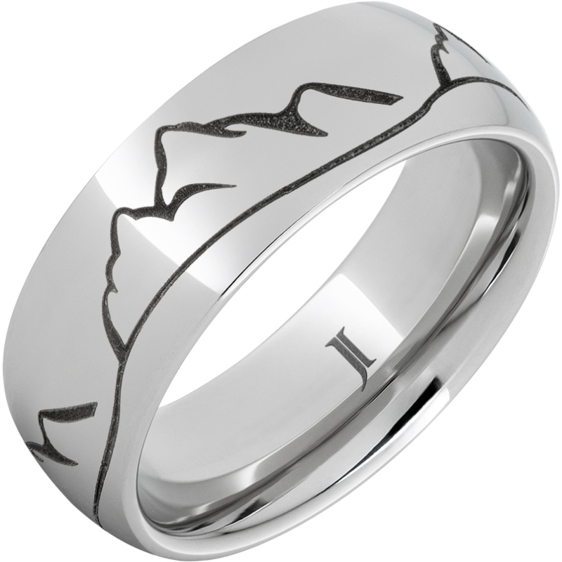 Serinium?Mountain Scene Ring