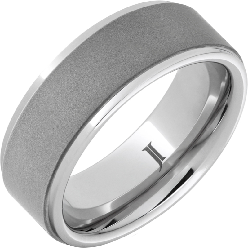 Buff - Serinium?Sandblast Finish Ring