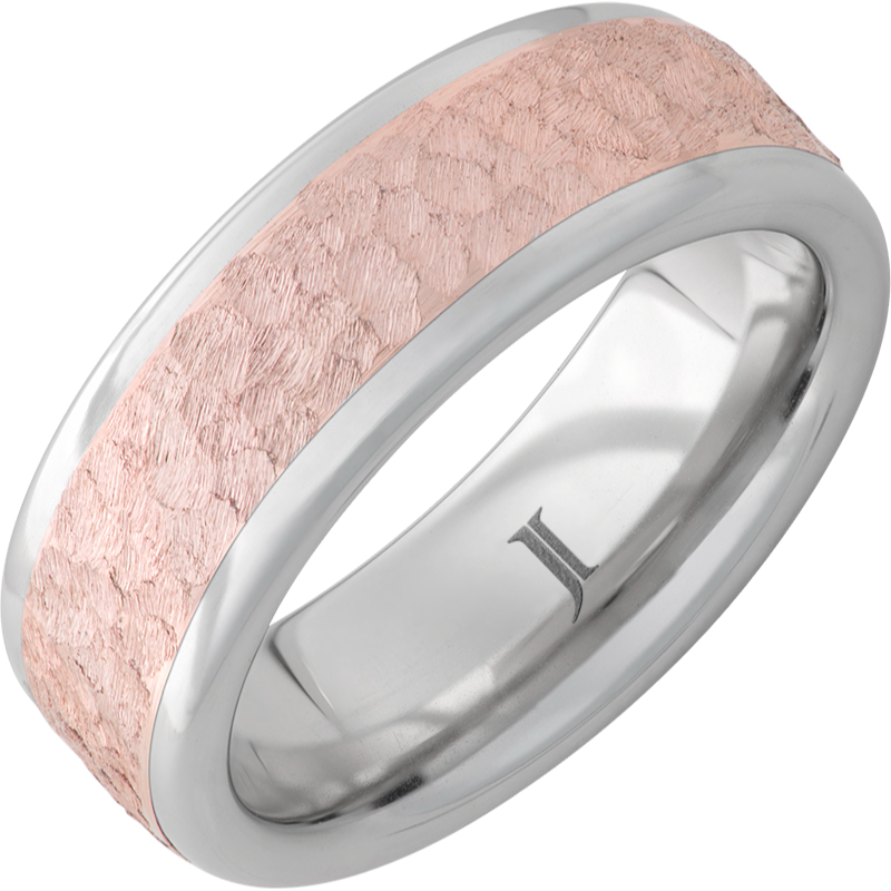 Golden Sands - Serinium?14K Rose Gold Inlay Ring