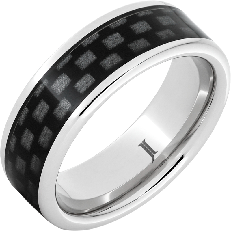 Serinium?Black Carbon Fiber Ring