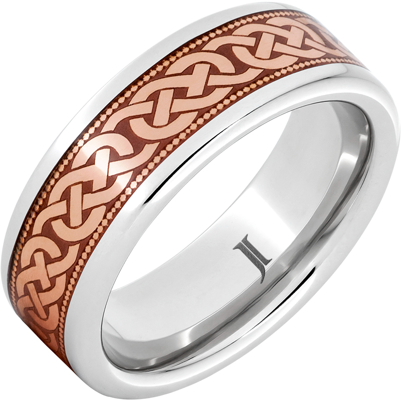 Serinium?Royal Copper - Ring with Celtic Knot Design