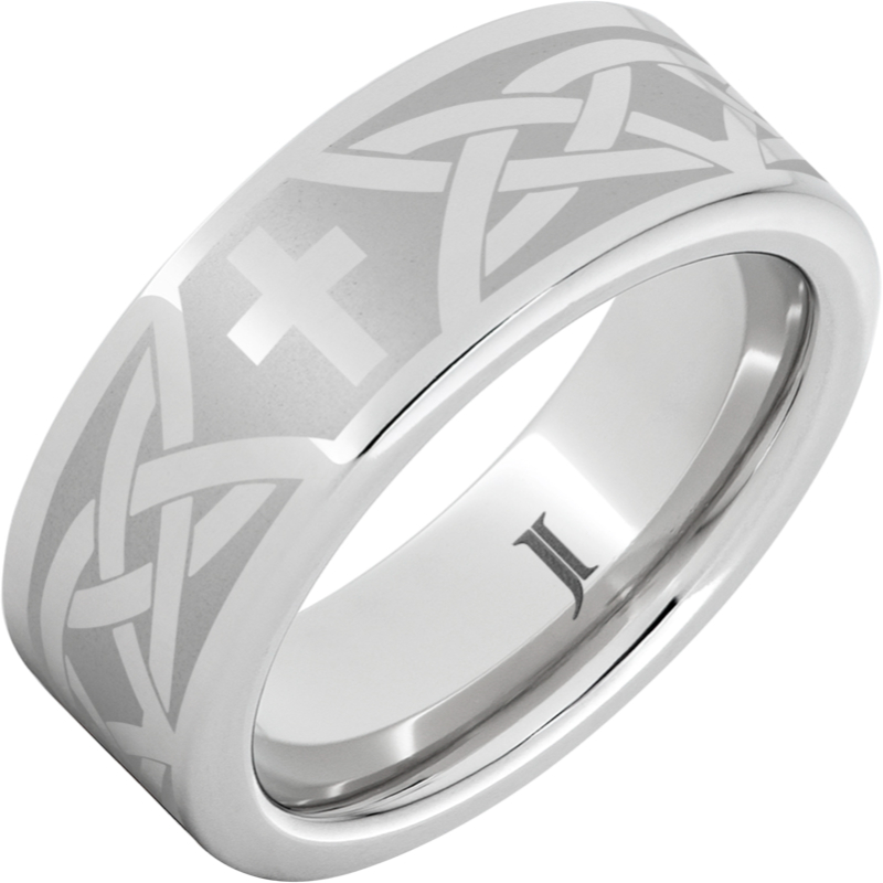 Serinium?Christian Cross and Knot Ring