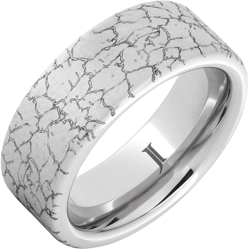 Tectonic - Serinium?Laser Engraved Ring