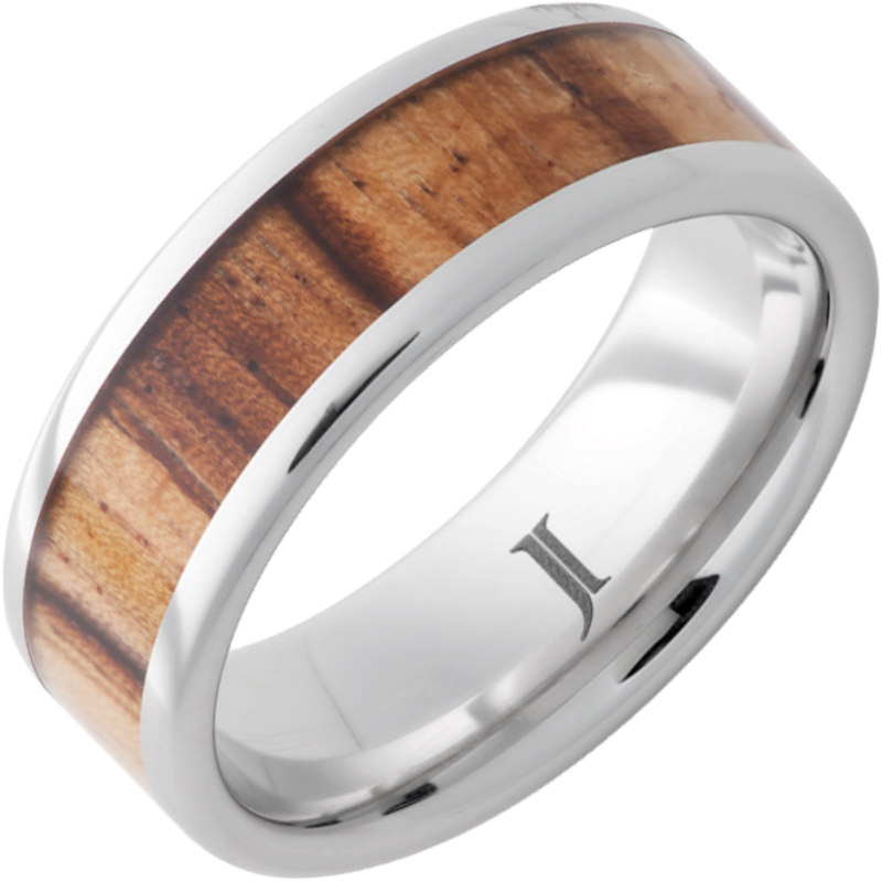 Veldt - Serinium?Zebrawood Inlay Ring