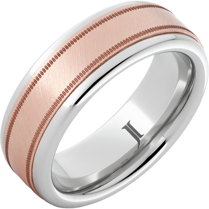 Medici - Serinium?14K Rose Gold Florentine Ring