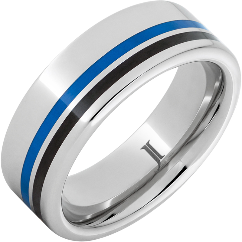 Standing Together - Serinium?Enamel Inlay Ring