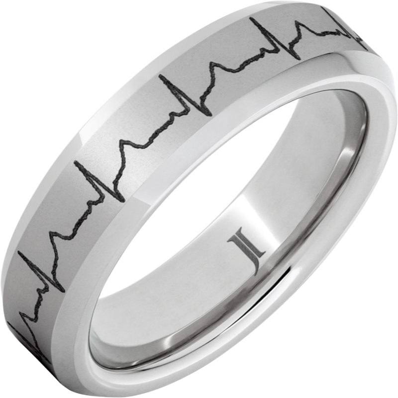 Heartbeat ? Serinium?Custom Engraved Ring