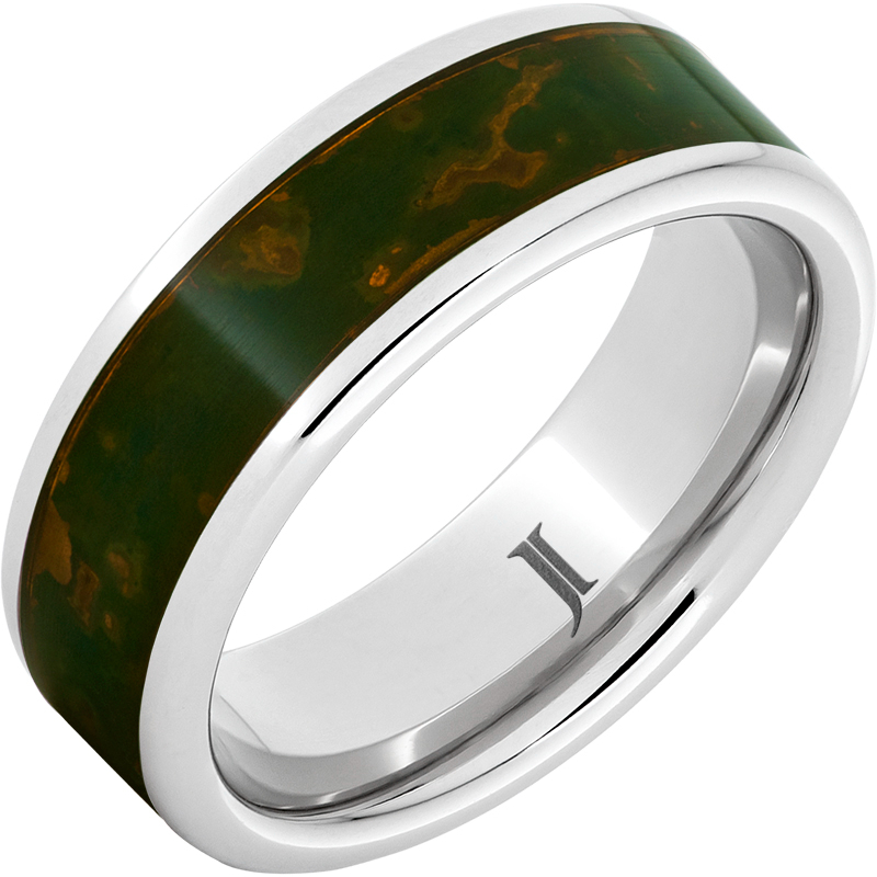 Serinium?Royal Copper - Ring with Dark Green Patina