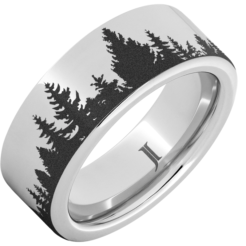 Serinium?Pine Forest Scene Ring