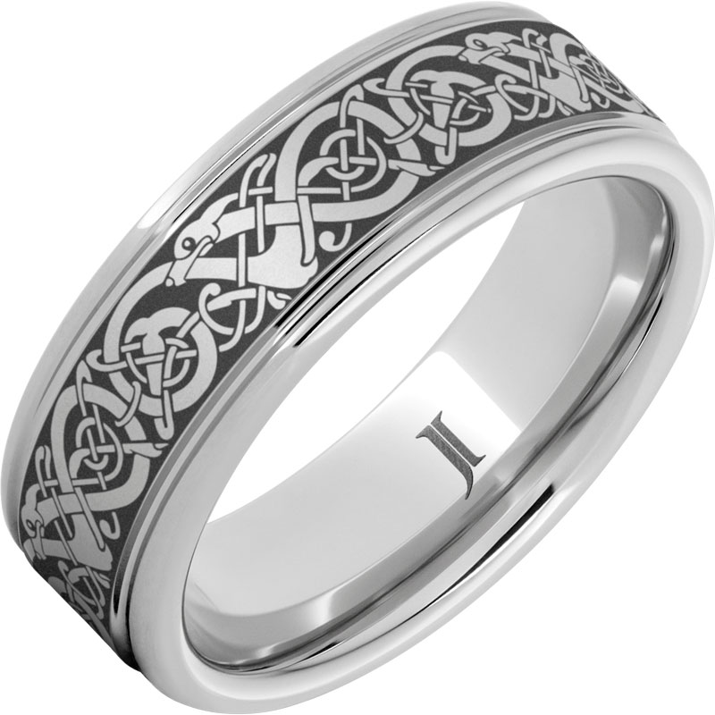 Serinium® Viking Rounded Edge Ring