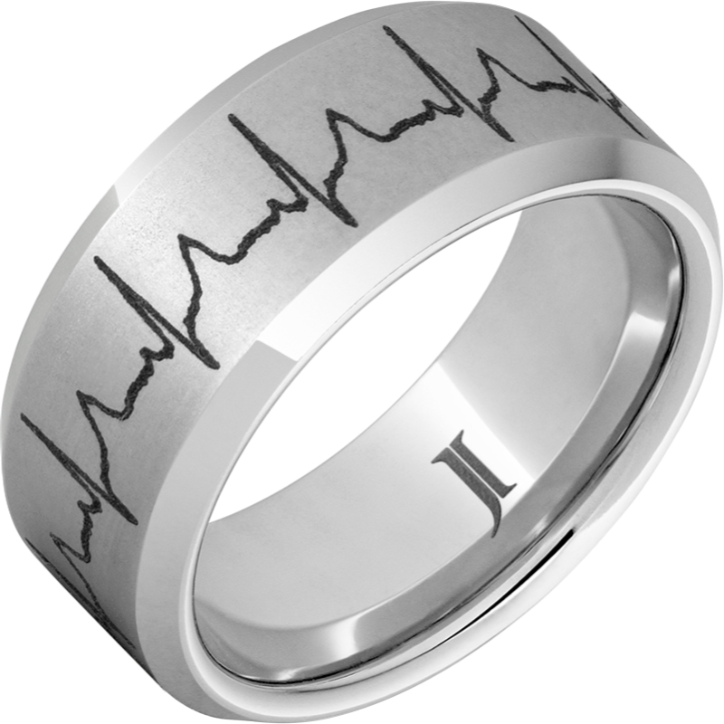 Heartbeat - Serinium?Custom Engraved Ring