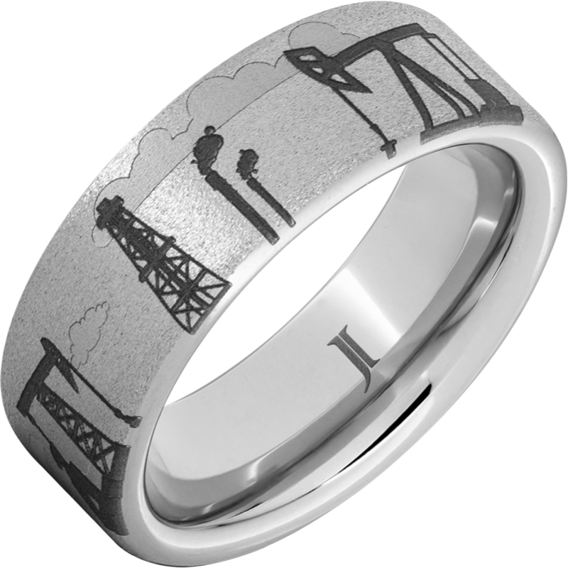 Roughneck - Serinium?Engraved Ring