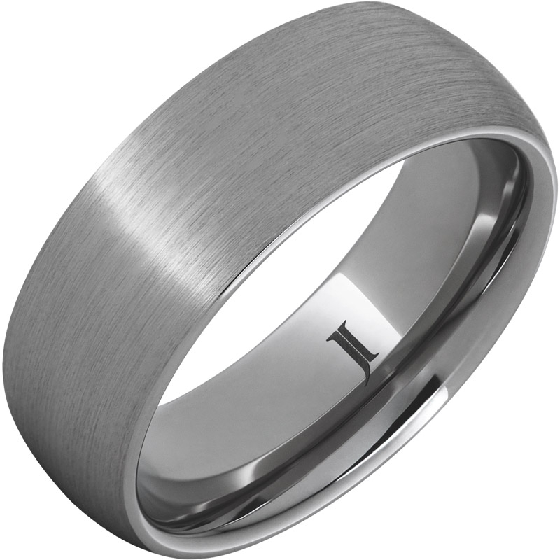 Simplicity ? Rugged Tungsten - Dome Ring with Satin Finish