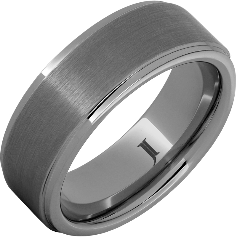 Rugged Tungsten - Ring with Satin Finish