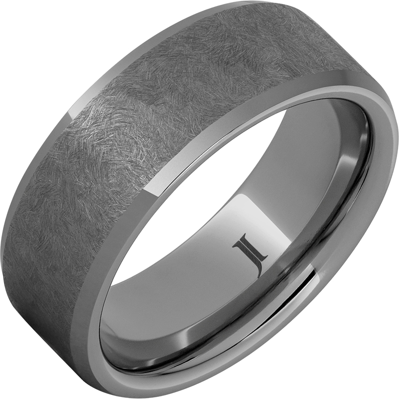 The Sentinel ? Rugged Tungsten - Hand Textured Ring