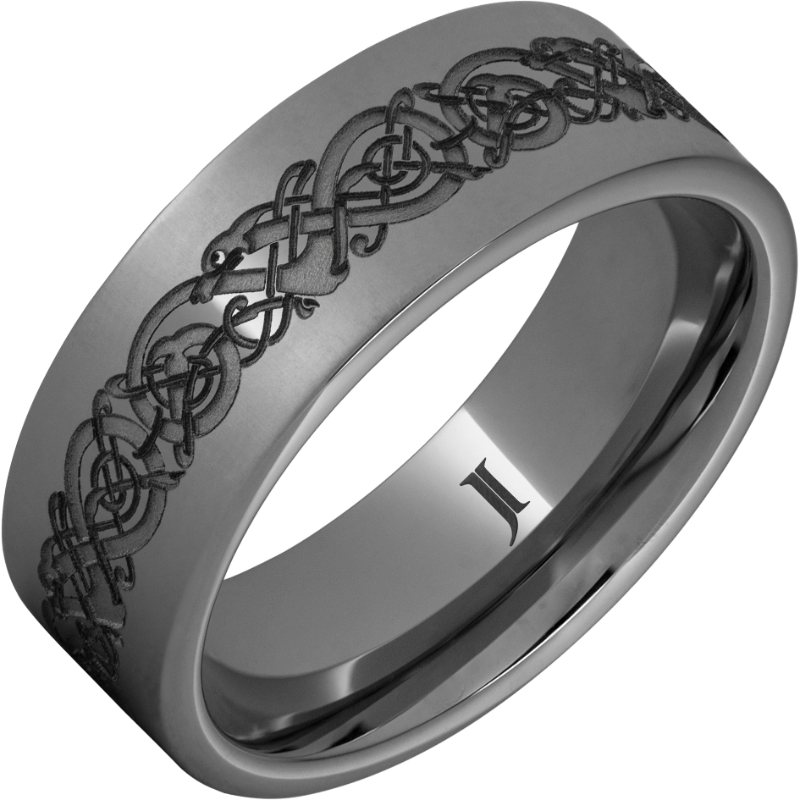 Rugged Tungsten - Norseman Ring