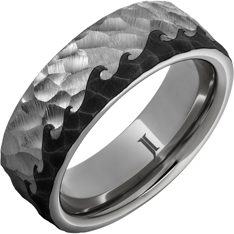 The Wine Dark Sea Rugged Tungsten - Ring